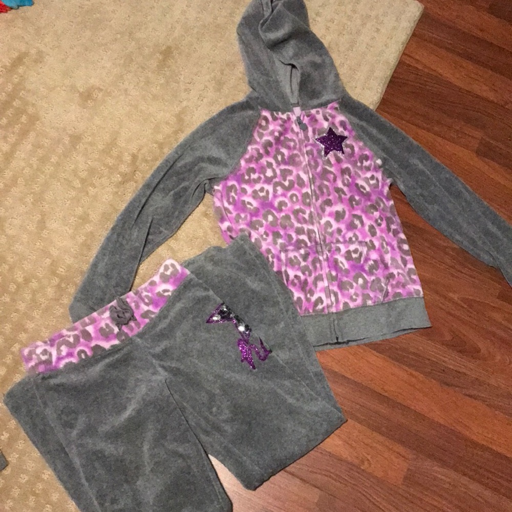 Girls Justice sweat suit size 10